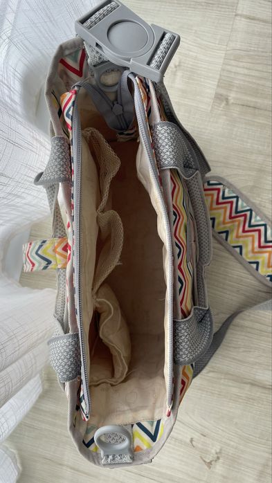 Mala / mochilas maternidade colorida