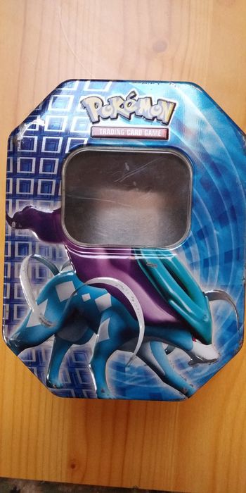 Pokemon Suicune puszka tin box tcg + 50 kart