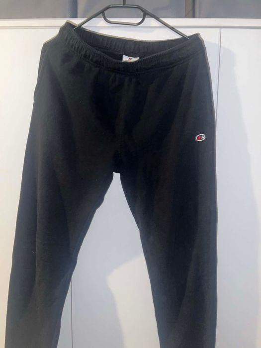 Czarne Spodnie Dresowe Champion Joggery Oryginalne 174 176 179 S XS