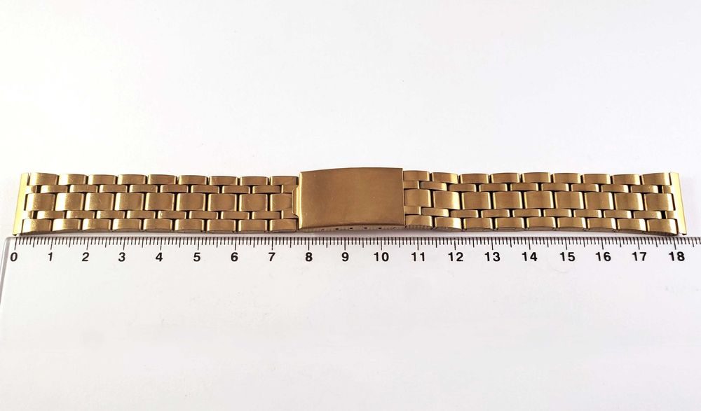 Браслет к часам под ушки 18 мм. Новый. Браслети Ремінці металеві.Нові