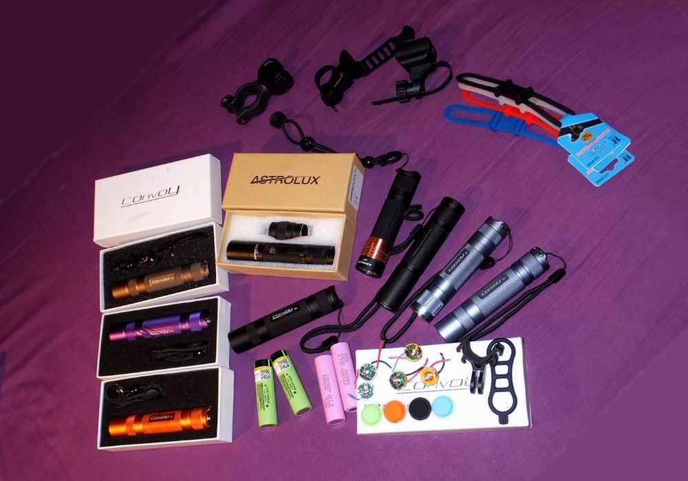 Nowe latarki Convoy S2+ XML T6 4C SST40  Astrolux Sofirn Wurkkos