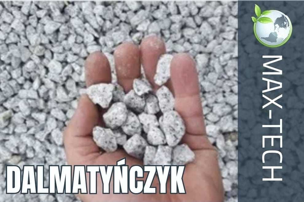 Kamień grys granit Ozdobny Elewacje ogrodowy Dalmatyńczyk place zabaw