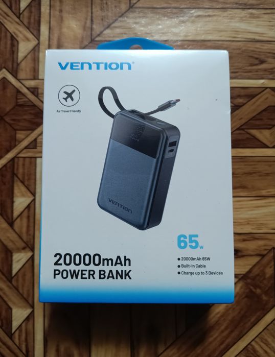 Power bank Vention 20000mAh, 65w