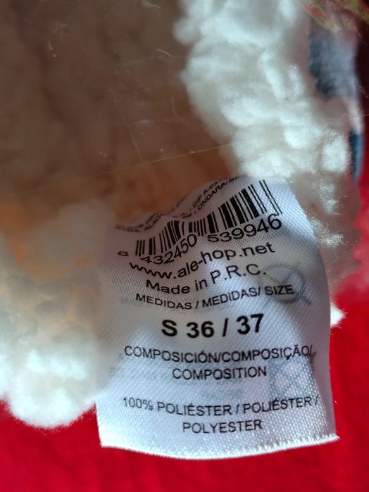 Pantufas                .