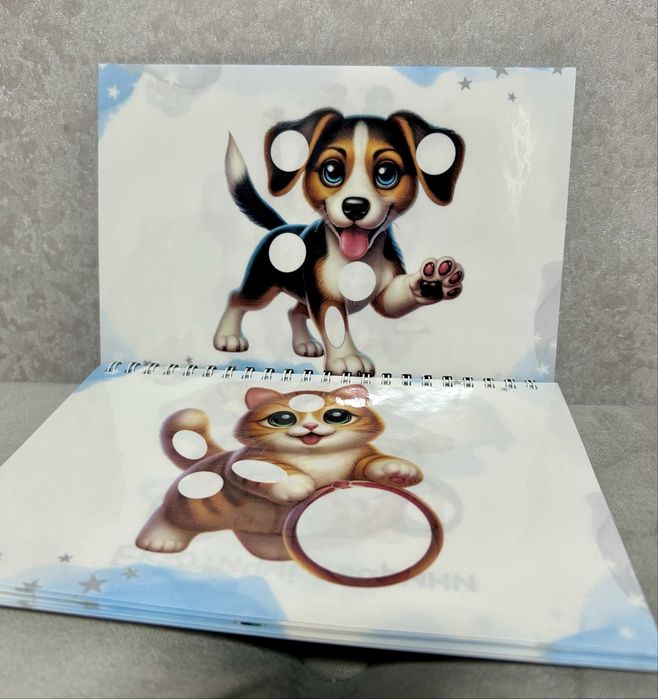 Багаторазовий зошит «Пластилінові латки. Тварини»