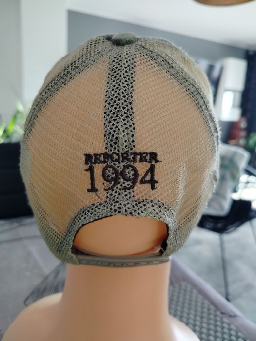 Czapka z daszkiem, trucker, moro, khaki militarna, Reporter, jak nowa