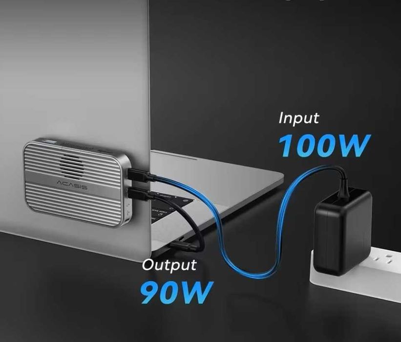 ACASIS ADAPTER obudowa ssd NVME stacja dokująca hub HDMI 6w1