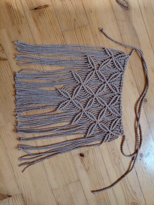 Пояс з макраме до вишиванки