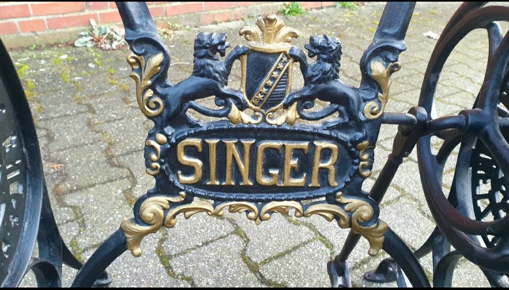 RZADKOŚĆ ! Niesamowicie rzadkie nogi do maszyny SINGER ! Stan IDEALNY
