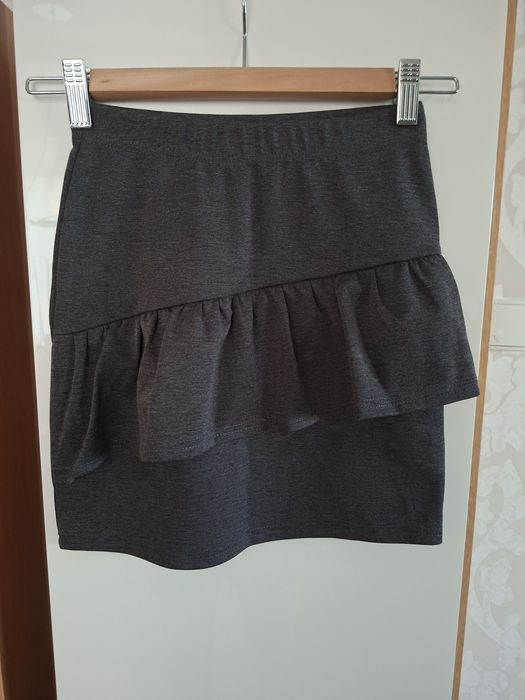 Spódniczka ołówkowa  dziewczęca szara  TMX 140cm 10lat