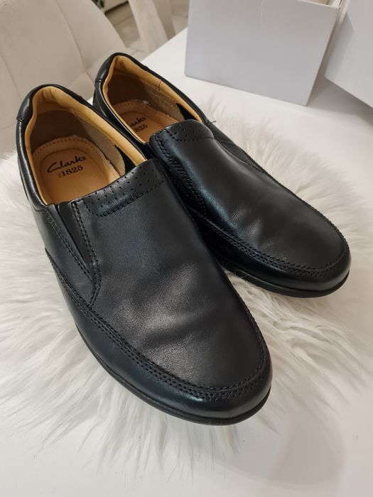 Półbuty skórzane męskie Clarks