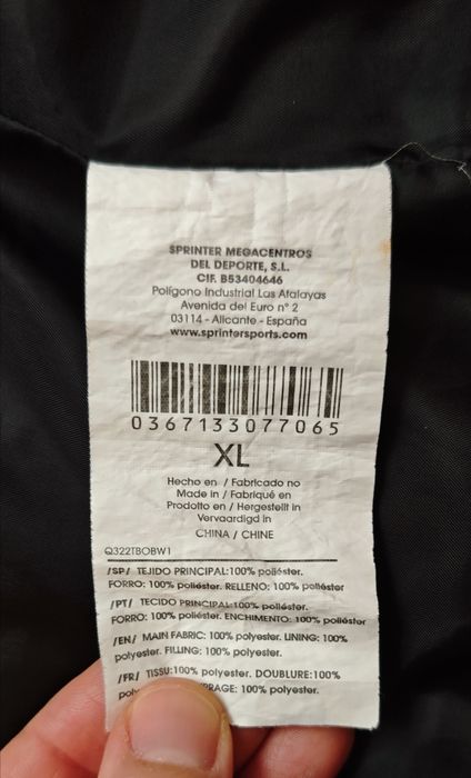 Colete impermeável Homem Tam.XL