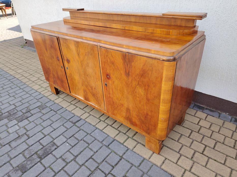 Zgrabny bufet / duża komoda art deco / stan bardzo dobry