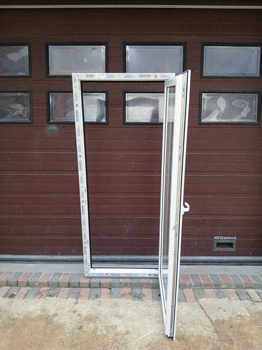 Nowe okno balkonowe 86x200 tarasowe jednoskrzydłowe pcv DOWÓZ KRAJ