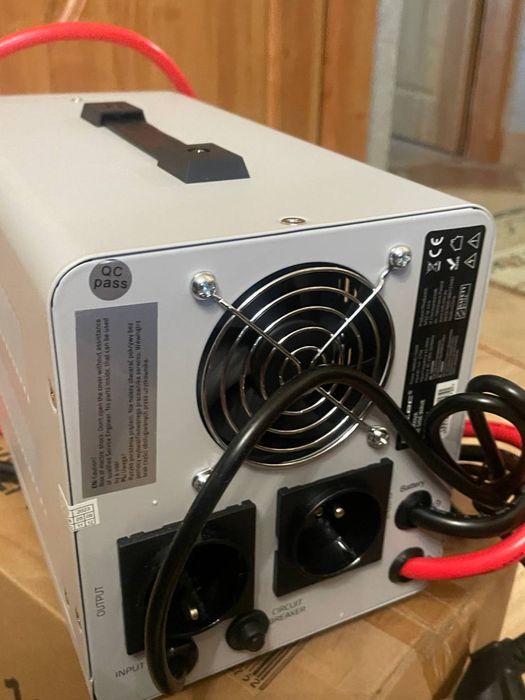 ДБЖ Qoltec Pure Sine Wave UPS 1000VA 700W та акумулятор AGM 100Ah