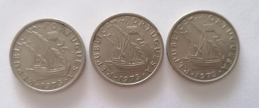 Conjunto de 3 moedas 10$00 (1973)