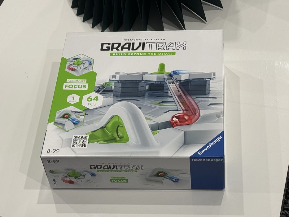Nowe Gravitrax Focus zestaw startowy tor kulkowy 64 el 268122