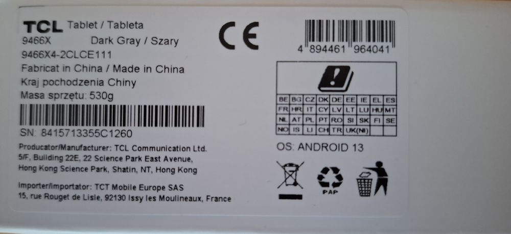 Tablet Tcl nxtpaper 11
