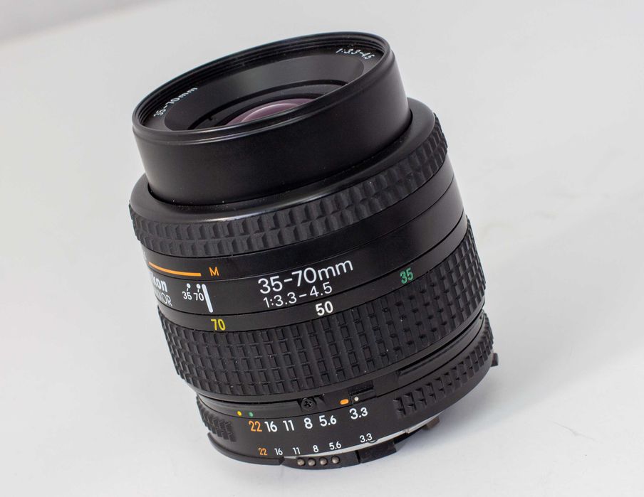 Nikon, lente 35-70mm, com macro, autofocus