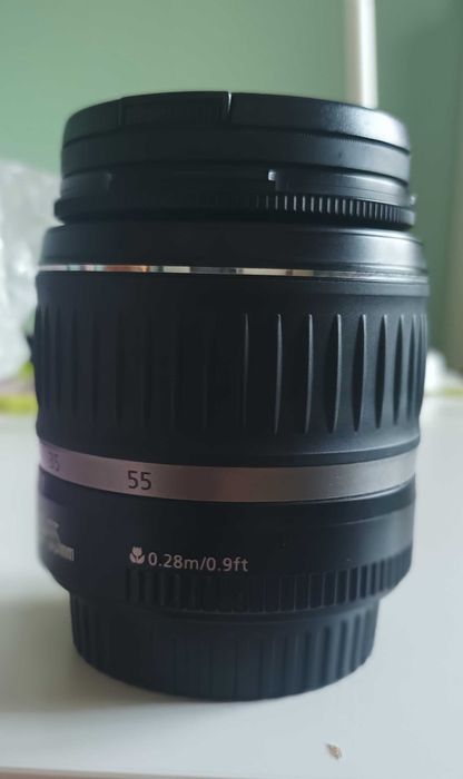 Lente Canon EFS 18- 55 mm + filtro UV
