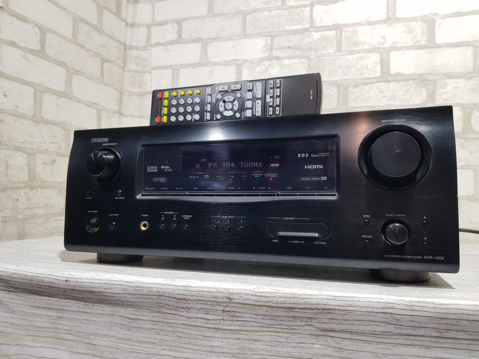 7.1 AV ресивер DENON AVR-1908,*7x120, HDMI, б/у з Німеччини