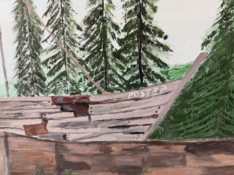 Obraz akryl na płótnie 60x30 „Postęp”
