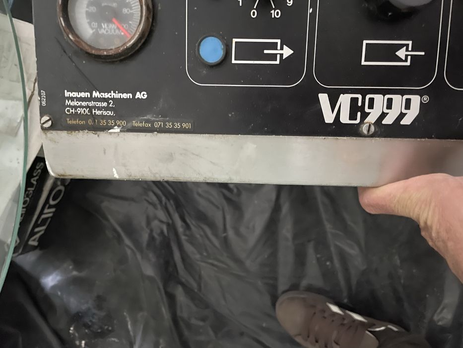 Maquina vacou restauracao