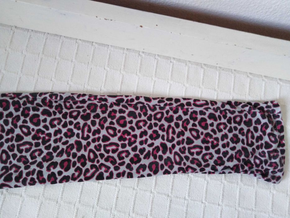 Calças Padrão Leopardo Malu M