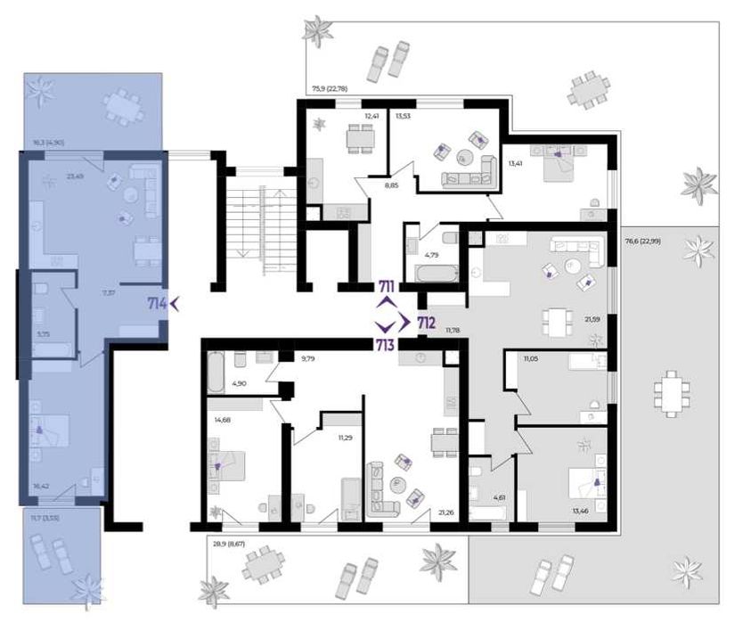 Пропонується до продажу світла євро-двохкімнатна (євро2к)