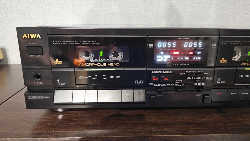 Magnetofon Deck AIWA AD-WX808 OKAZJA.