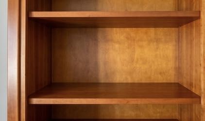 Estante de Escritório/Biblioteca em Cerejeira Maciça