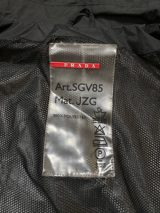 Чорна куртка Prada Milano Sport Gore-Tex Size M