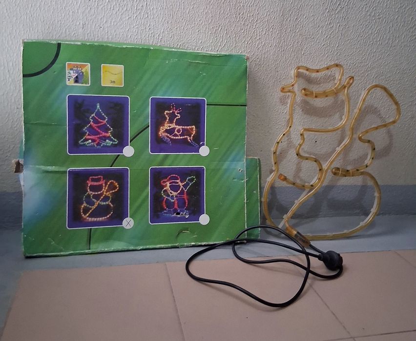 Luzes Led Boneco Neve / Snowman Led lights