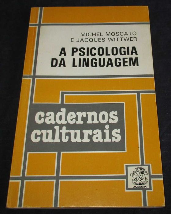 Livro A Psicologia da Linguagem Cadernos Culturais