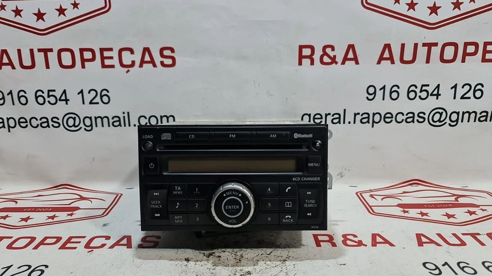 Auto Rádio Nissan Qashqai 2008 28185JD40A Original