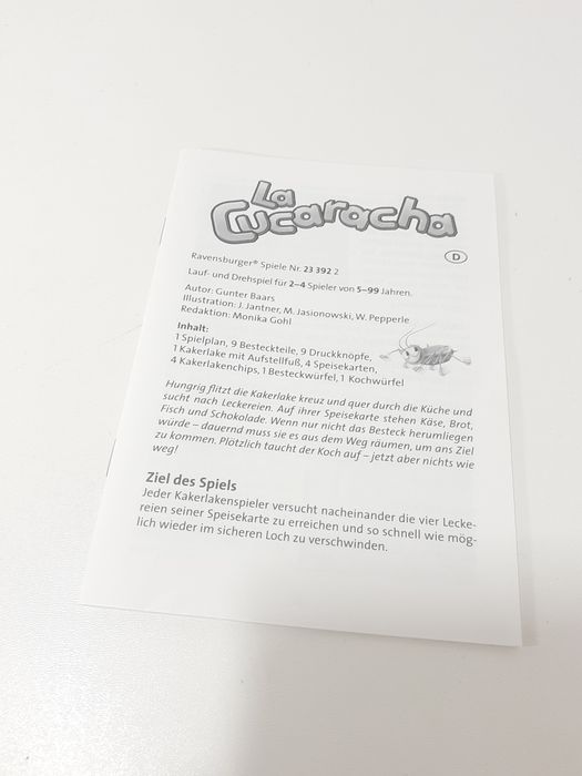 La cucaracha Gra planszowa