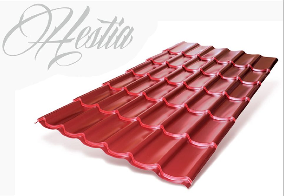 Металочерепиця, Профнастил Arcelor Mittal (0,52мм) і ринва, підсофітка