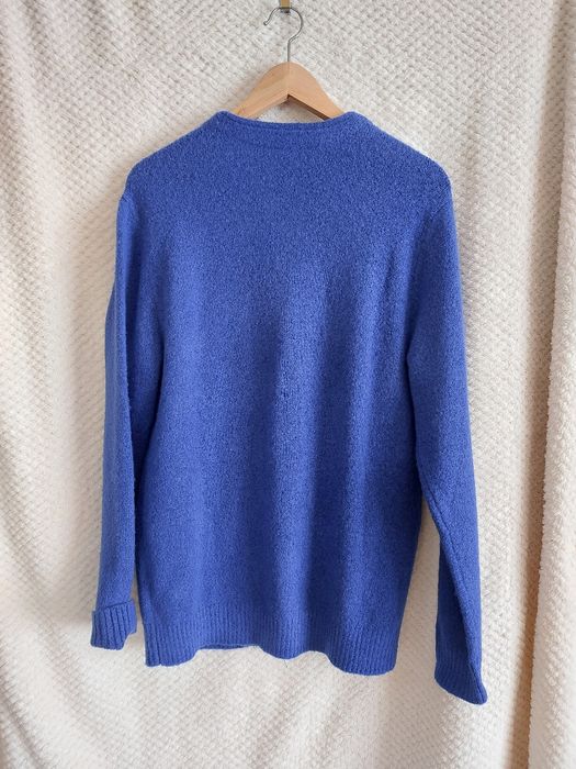 Nowy. Męski, granatowy sweter z dekoltem V.  H&M. Rozmiar  XS/S