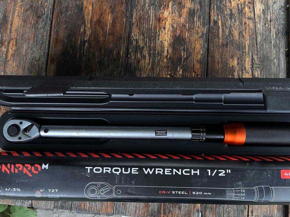 Ключ динамометрический Dnipro-M 1/2" 40-220 Нм