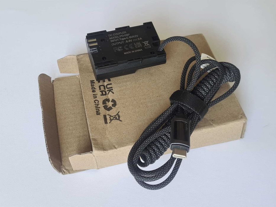 Batmax LP-E6 Dummy Battery (каплер)