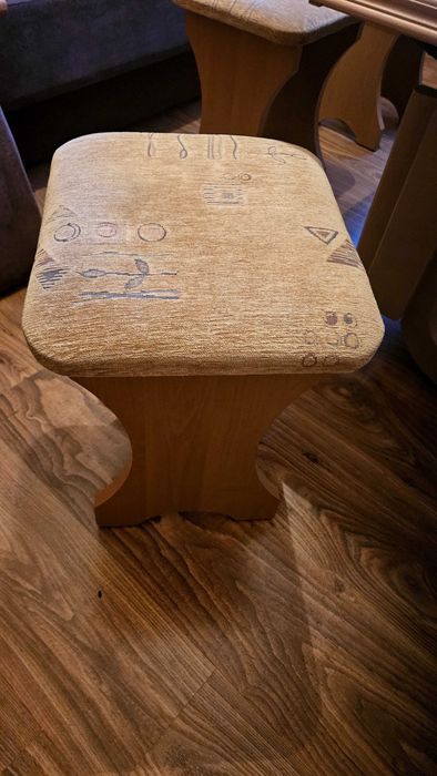 Ława plus 3 taborety