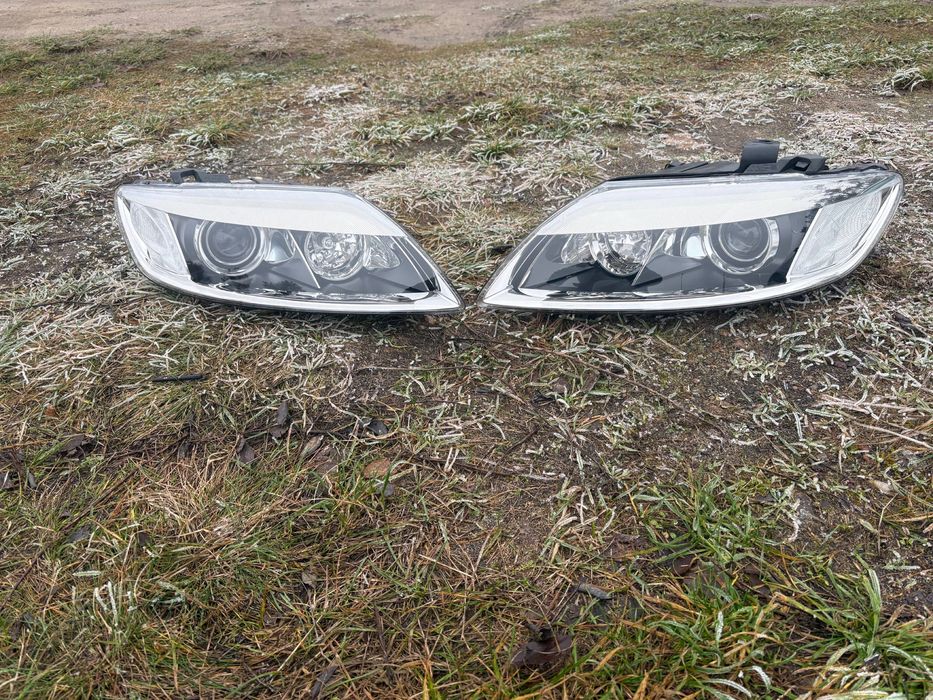 Lampy przednie AUDI q7 bi xenon skretny EU cale JAK NOWE