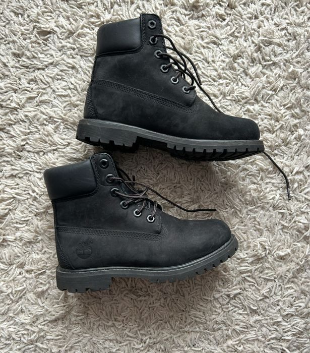 Buty Timberland skóra czarne r.36  trapery botki unisex