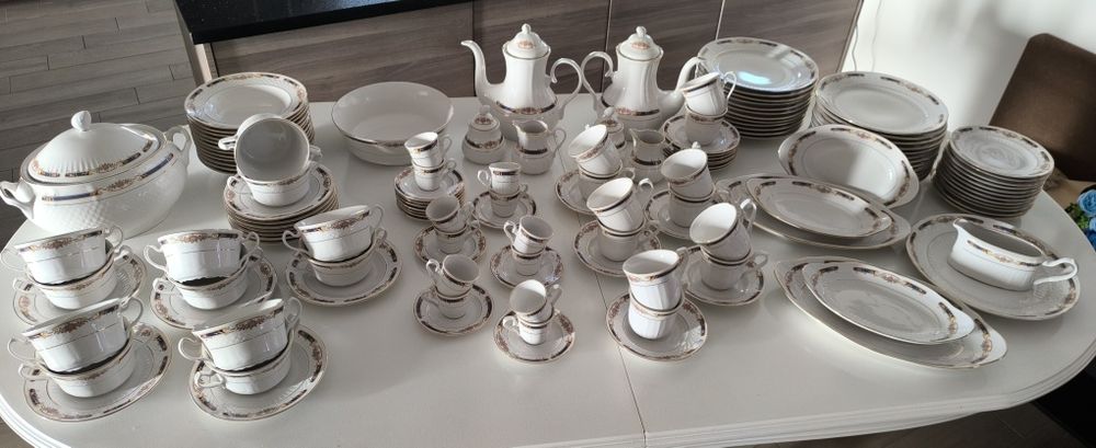 Conjunto de louça Bavarian Porcelain NOVO