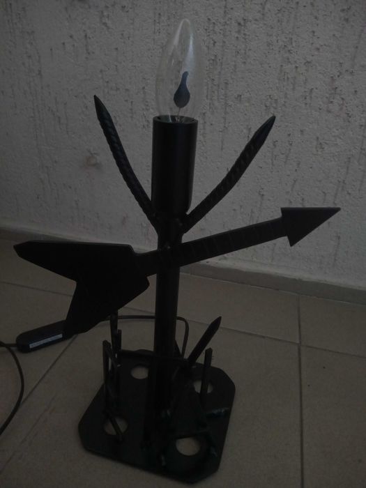Lampka ozdobna biurkowa motyw Metal Muzyka