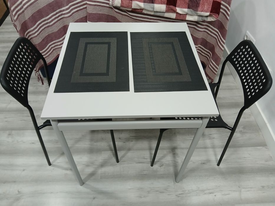 mesa GRÅSALA 67x67x75 cm cadeiras ADDE