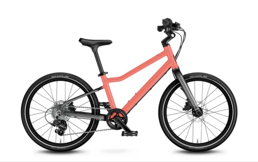 Nowy Rower Woom Explore 4 Neon Coral 7,8 kg 115 - 130 cm  2026