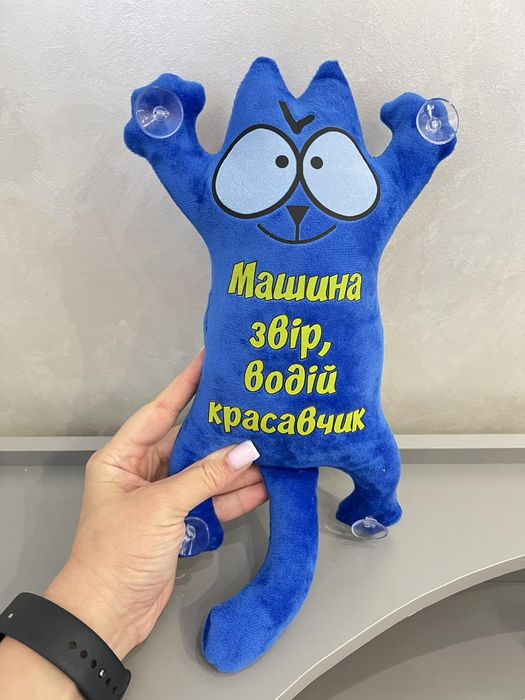 Котик іграшка на присосках