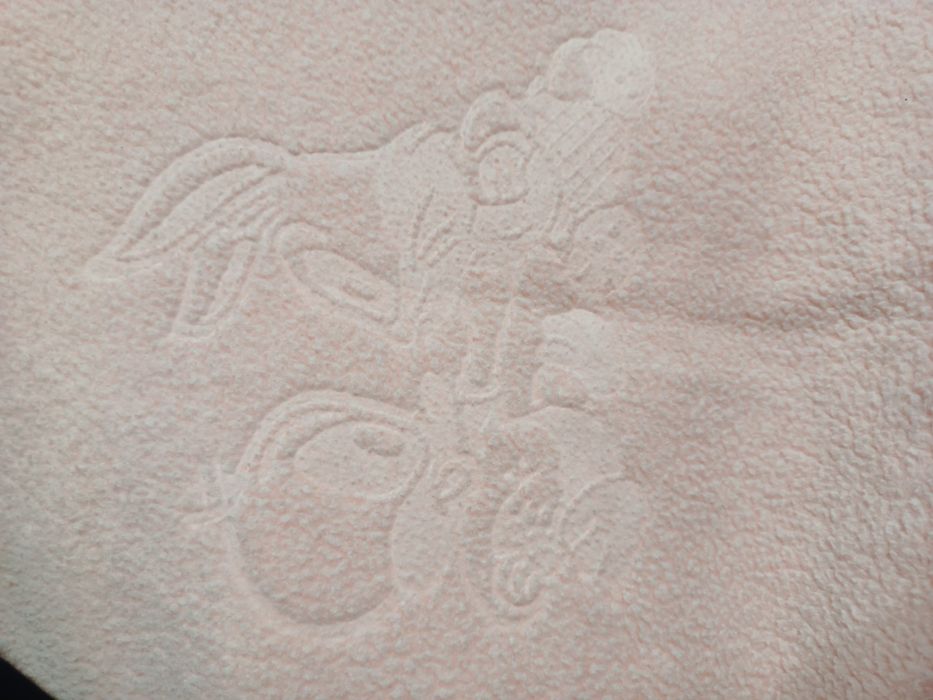 Kocyk polarowy ze wzorem, 84 x 80 cm