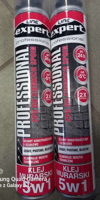 Zaprawa murarska Expert Line Proffesional w piance 3w1